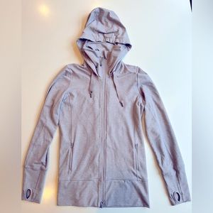 Lululemon full-zip jacket in lavender.
